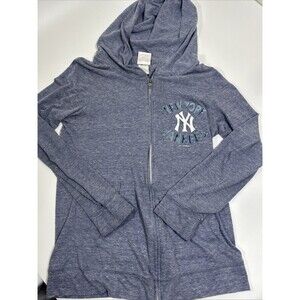 New York Yankees Fifth and Ocean Lightweight Women's Hoodie - Size Large